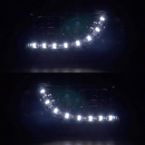 Led Scheinwerfer in chrom kurzer Vorderwagen für VW T4 Bus 1990-2003 - CR Tuning
