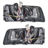 Led Scheinwerfer Set in schwarz für VW T5 04.2003-08.2009