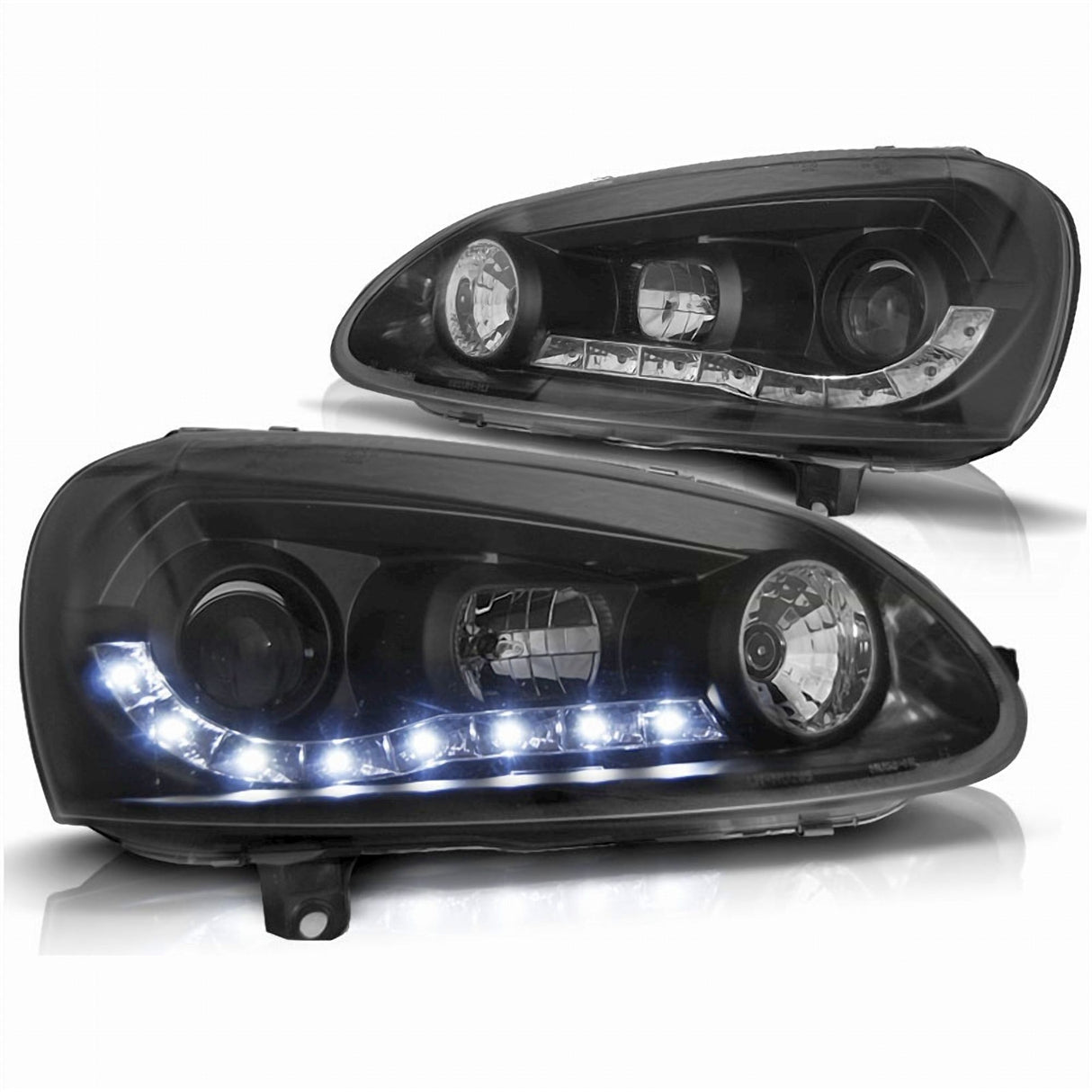 LED Scheinwerfer Set für VW Golf 5 V 10.2003-2009 schwarz