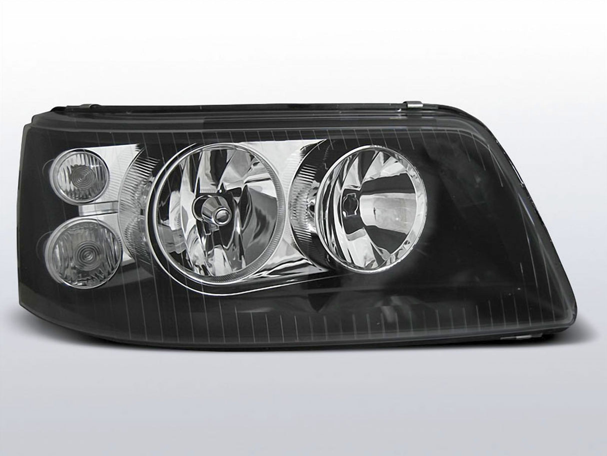 Scheinwerfer Set für VW T5 04.2003-08.2009 in schwarz