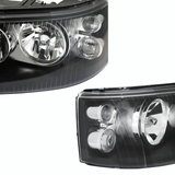 Scheinwerfer Set für VW T5 04.2003-08.2009 in schwarz