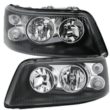 Scheinwerfer Set für VW T5 04.2003-08.2009 in schwarz
