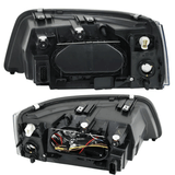 Scheinwerfer Set für VW T5 04.2003-08.2009 in schwarz