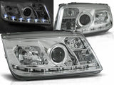 Led Scheinwerfer Set in chrom für VW Bora 09.1998-05.3005