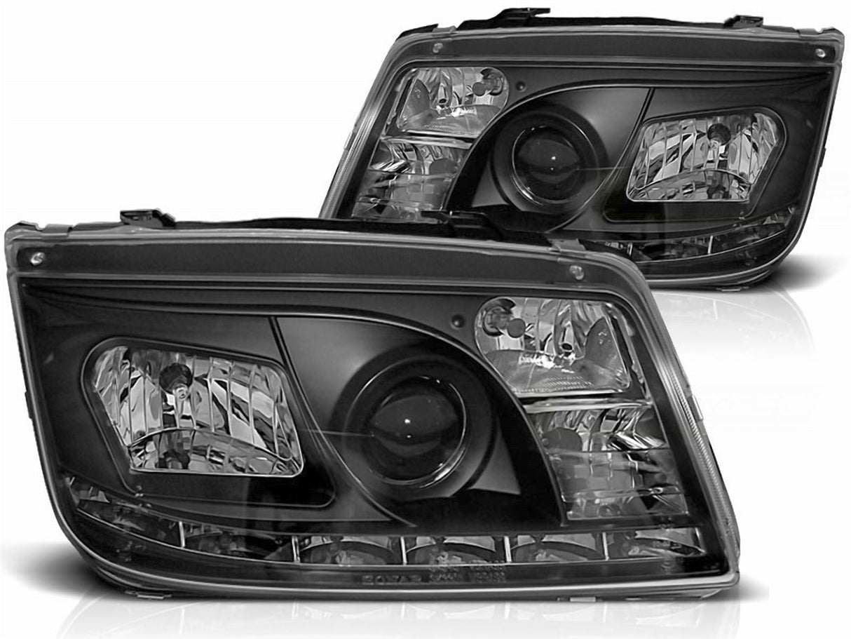 LED Scheinwerfer Set in schwarz für VW Bora 1J2 09.1998-05.3005