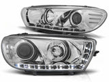 Led Scheinwerfer Set in chrom für VW Scirocco 08-04.2014