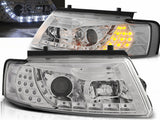 Led Scheinwerfer Set in chrom für VW Passat B5 11.1996-08.2000