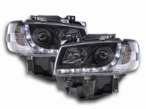 Led Scheinwerfer Set in schwarz für VW T4 08.1996-03.2003 Mutlivan langer Vorderwagen - CR Tuning