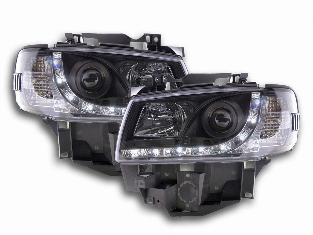 Led Scheinwerfer Set in schwarz für VW T4 08.1996-03.2003 Mutlivan langer Vorderwagen