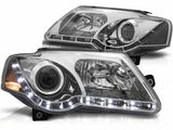 Led Scheinwerfer Set in chrom für VW Passat 3C 03.2005-2010