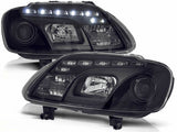 Led Scheinwerfer Set für VW Touran Caddy 1T 02.2003-10.2006 in schwarz