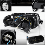 LED Scheinwerfer für BMW E46 Coupe Cabrio mit Kabelbaum und Anschluss