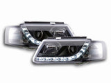 LED Tagfahrlicht Scheinwerfer in schwarz für VW Passat 3B 11.1996-08.2000