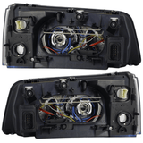Rückseite LED Scheinwerfer für VW Golf 7, mit Anschlussstecker und Verkabelung, DEPO Qualität