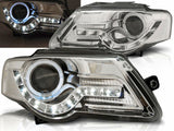 Led Scheinwerfer Set in chrom für VW Passat B6 3C 03.2005-2010
