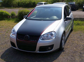 Chrom LED Scheinwerfer Set für VW Golf 5 V, Frontansicht, Tuning Zubehör