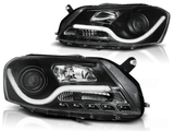 Schwarze LED Scheinwerfer mit Tagfahrlicht für Chevrolet Malibu 2008-2012