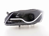 Led Light Tube Scheinwerfer Set schwarz für VW Passat 3C 10/2010-10/2014