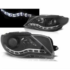 LED Standlicht Scheinwerfer Set Schwarz für VW Passat CC 2008–2012 - CR Tuning