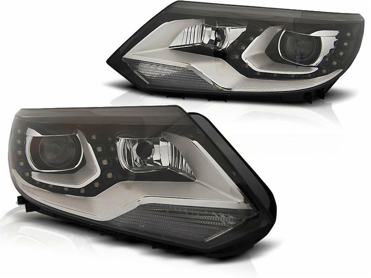 Für VW Tiguan 2011 - 12.2015 DRL schwarz