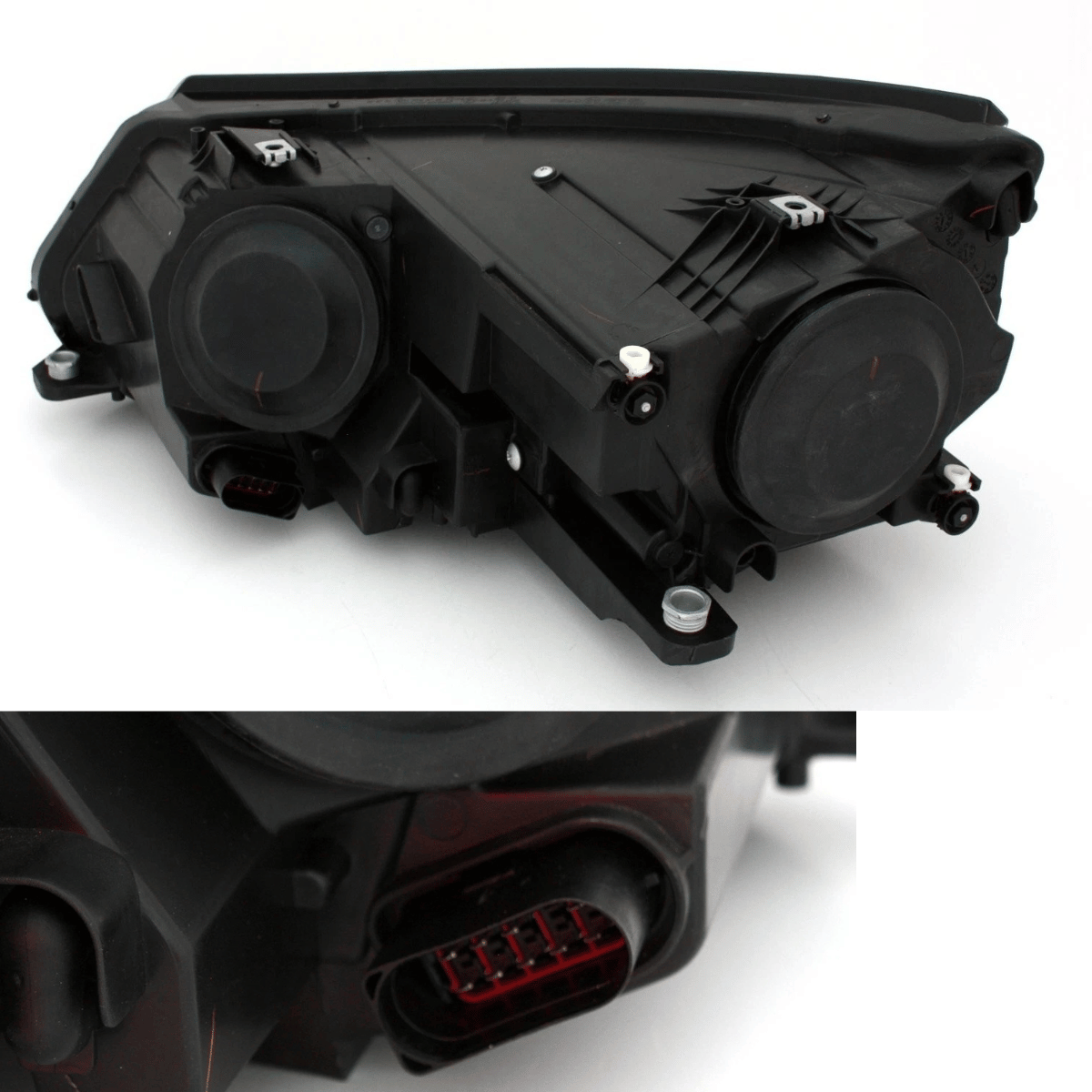 LED Scheinwerfer Set Schwarz für VW Tiguan I 07/2011-12/2015 mit Tagfahrlicht