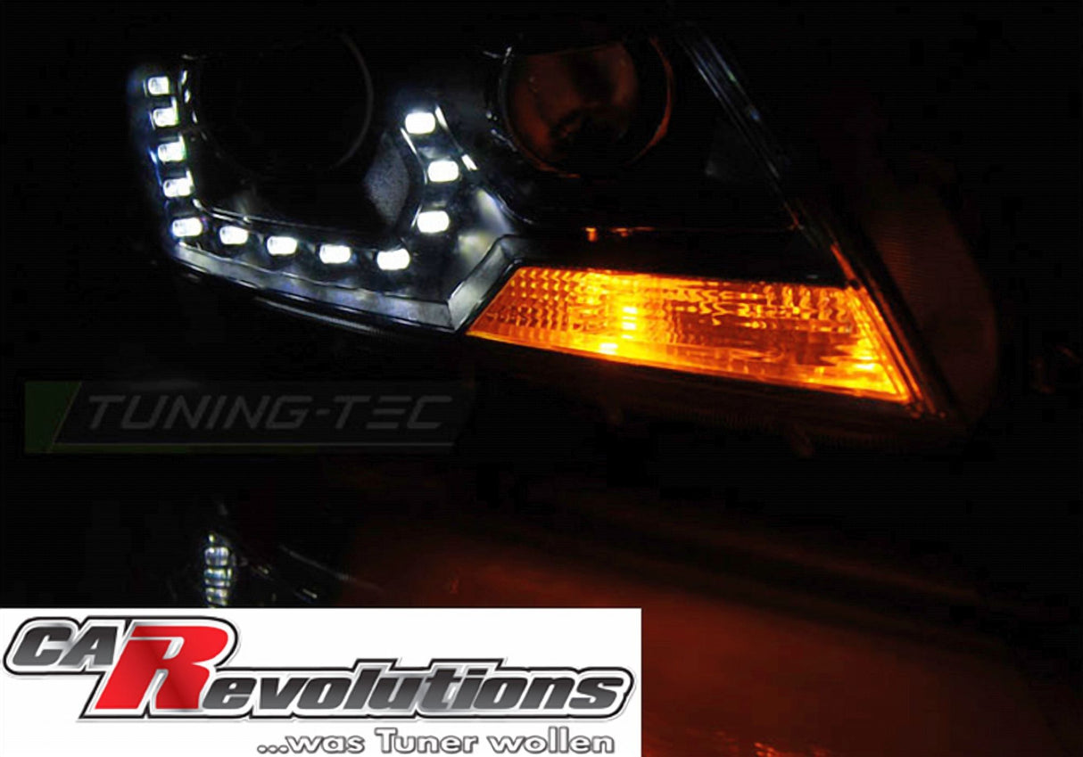 Led Scheinwerfer Set in schwarz für VW Passat 3C B7 10.2010-10.2014