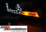 Led Scheinwerfer Set in schwarz für VW Passat 3C B7 10.2010-10.2014
