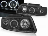 Angel Eyes Scheinwerfer Set CCFL schwarz für VW Passat B5 3B 96-08.2000