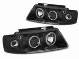 Angel Eyes Scheinwerfer Set CCFL schwarz für VW Passat B5 3B 96-08.2000