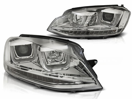 LED Scheinwerfer für VW Golf 7, Tagfahrlicht, Klarglasoptik, Tuning Scheinwerfer