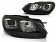 LED Scheinwerfer Set Black Line für VW Golf 6 VI 2008-2012 mit LED Tagfahrlicht
