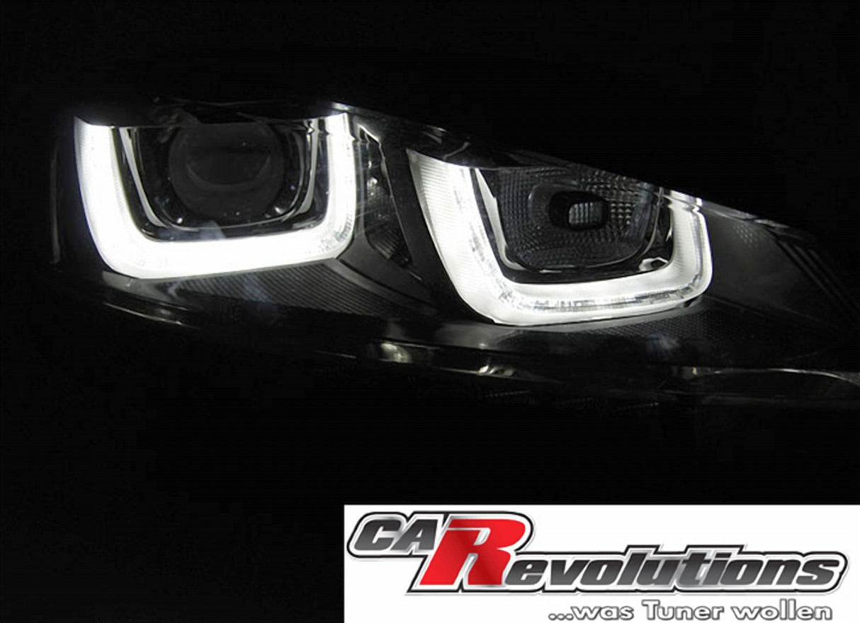 Led Tagfahrlicht Scheinwerfer dynamische Blinker in schwarz für VW Golf 7 VII 11.2012-2017