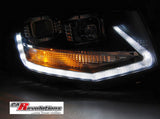 Led Tagfahrlicht "Voll LED Look" Scheinwerfer in chrom für VW T6 2015-2019