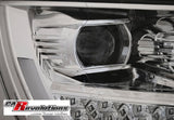 Led Tagfahrlicht dynamische Blinker Scheinwerfer Set für VW T6 in chrom 2015-2019