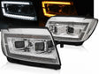 LED Scheinwerfer Set Chrom VW Crafter II 2017– mit LED Tagfahrlicht und dynamischen Blinkern
