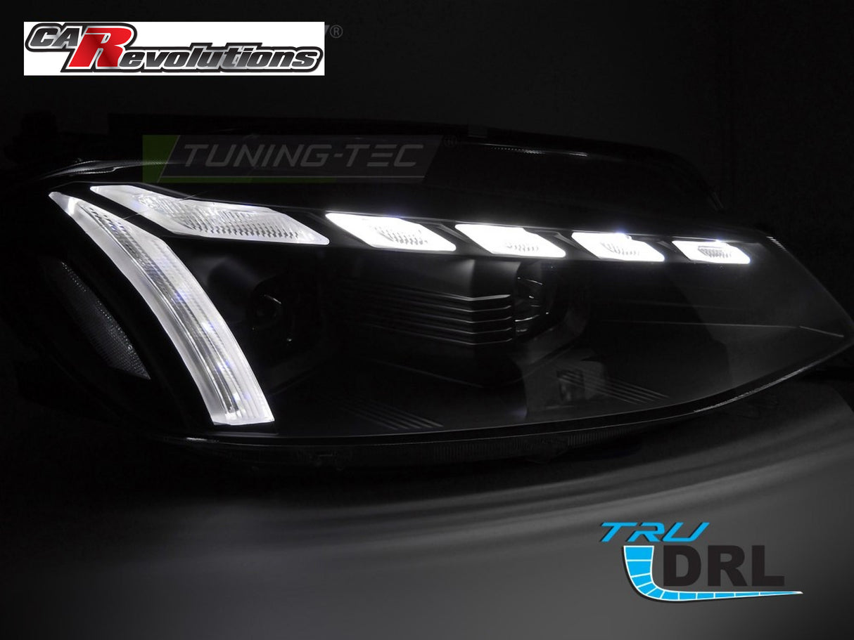 Voll LED Scheinwerfer Set dynamischem Blinker für VW Golf 7 2017-2019 schwarz