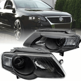 Scheinwerfer Set Schwarz für VW Passat B6 3C Limousine & Variant 2005–2010