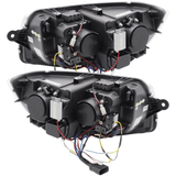 Voll LED Scheinwerfer Set Schwarz für VW T6 2015–2019 Transporter Multivan Caravelle mit Dynamischem Blinker