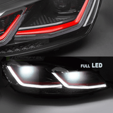 Voll LED Scheinwerfer Set Line für VW Golf 7 VII 2012–2017 Limo & Kombi mit Dynamischen Blinkern & Welcome Light