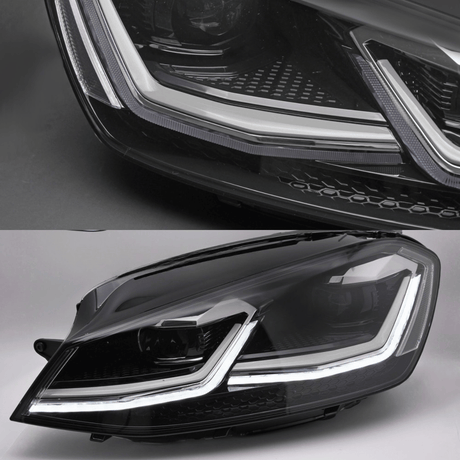 LED Scheinwerfer mit Tagfahrlicht-Optik, Tuning Scheinwerfer für den sportlichen Look für VW Golf 7