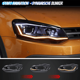 Voll LED Scheinwerfer Set mit DRL für VW Polo 6R 2009–2017