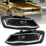 Voll LED Scheinwerfer Set mit DRL für VW Polo 6R 2009–2017