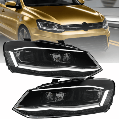 Voll LED Scheinwerfer Set mit DRL für VW Polo 6R 2009–2017