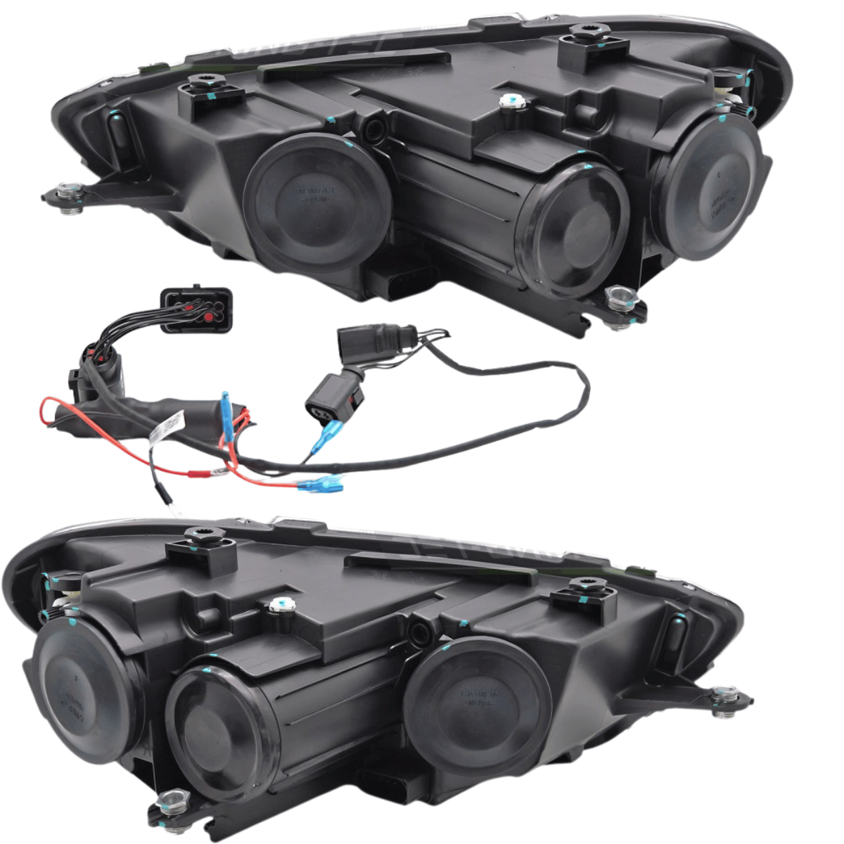 Voll LED Scheinwerfer Set für VW Scirocco III 2008–2014 Tagfahrlicht Schwarz