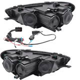 Voll LED Scheinwerfer Set für VW Scirocco III 2008–2014 Tagfahrlicht Schwarz