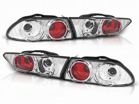 Chrom Rückleuchten Set für Alfa Romeo 156 1997-2003, LED Tuning Zubehör