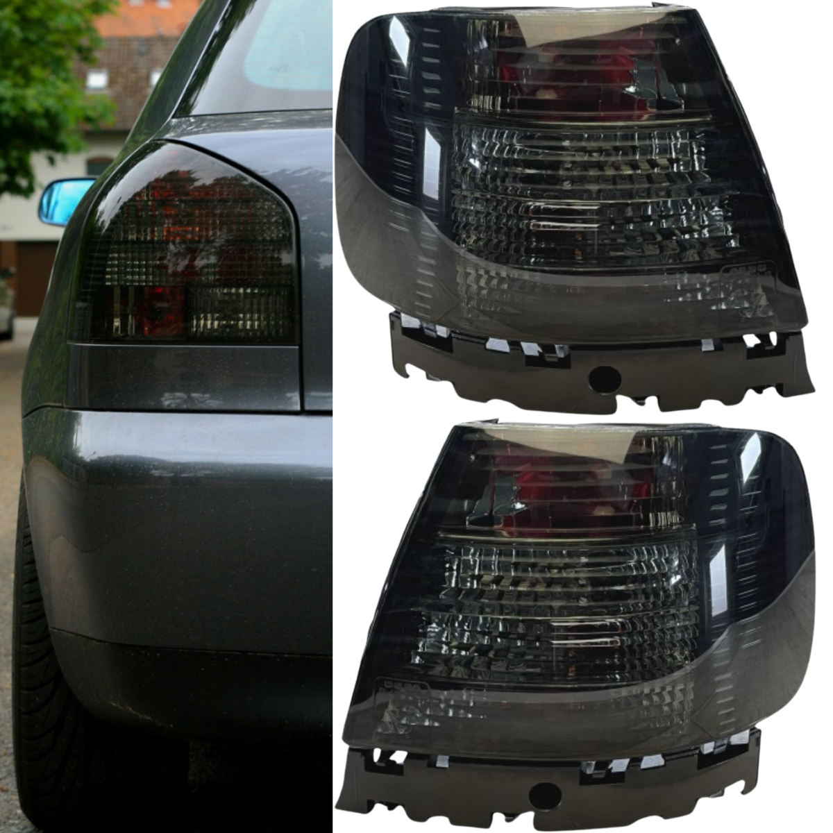 Rückleuchten Set für Audi A4 B5 11/1994 - 09/2000 Limousine in smoke rauchglas