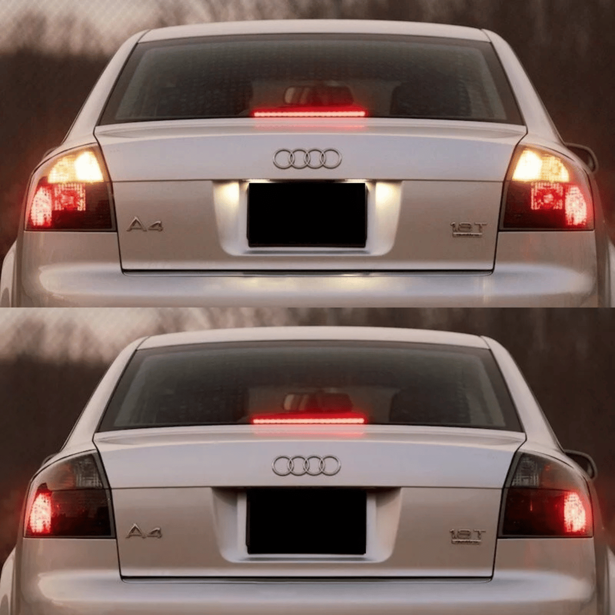 Halogen Rückleuchten Set in Smoke für Audi A4 B6 Limousine 2000–2004