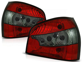 leuchten Set Rot Smoke Halogen Schrägheck 1996-2000 Tuning für Audi A3 8L Rück