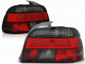 leuchten Set rot rauch für Limousine 09.1995-08.2000, LED-Rückleuchten Tuning für BMW E39 Rück